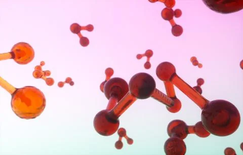 Specular color molecula Stock Illustration