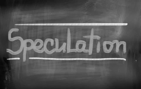 Speculation Concept Stock Illustration