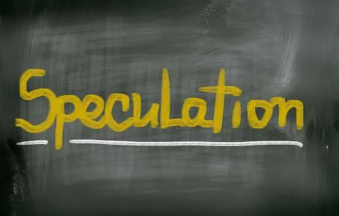 Speculation Concept Stock Illustration