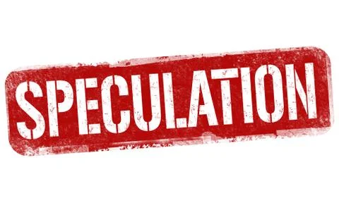 Speculation grunge rubber stamp Stock Illustration