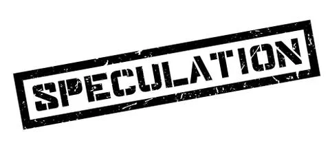 Speculation rubber stamp Stock Illustration