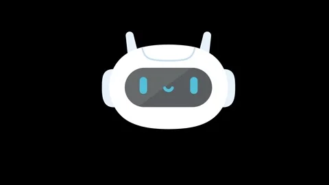 Speech box that turns into a robot Concept of automatic chat response on so.. 库存影片 258186860