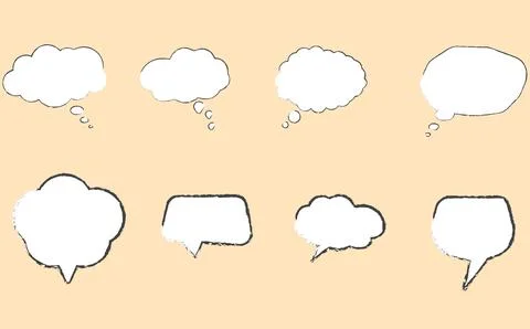 Speech bubbl Stock Illustration