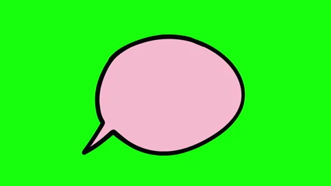 SPEECH BUBBLE 1 Stock Footage 244412224