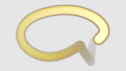 Speech Bubble 1 Lightpainting Video stock 280772695