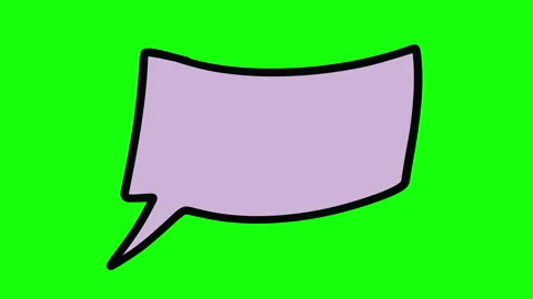 SPEECH BUBBLE 2 Video stock 244412128