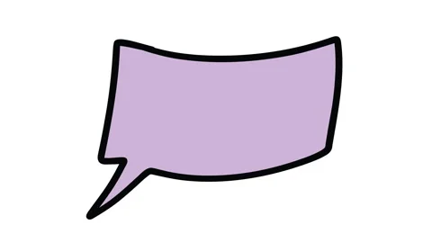 SPEECH BUBBLE 3 Stock Footage 247184224