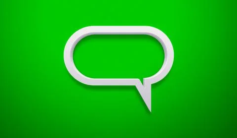 Speech bubble 3d 스톡 사진