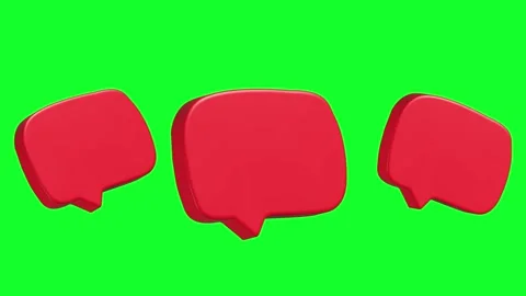 Speech bubble 3d render. Stock Footage 285148593