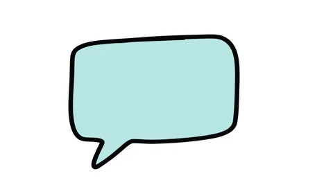 SPEECH BUBBLE 7 Stock Footage 247184228