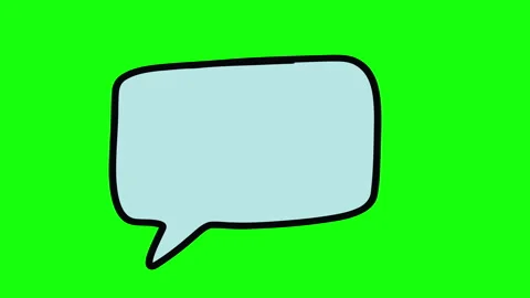 SPEECH BUBBLE 9 Video stock 244412126