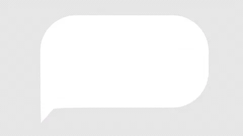 Speech Bubble Animated Overlay Modern White Text Box Motion Graphic 스톡 동영상 346486431