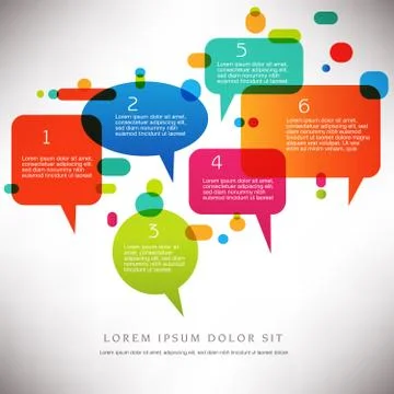 Speech Bubble Background Stock Illustration