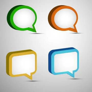 Speech bubble background 库存插图