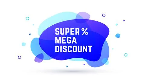 Speech bubble. Banner, poster, abstract speech bubble Stock Illustration
