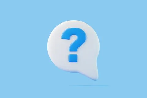 Speech bubble on blue background Stock Illustration