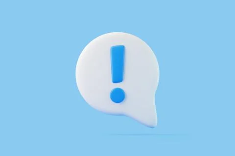 Speech bubble on blue background Stock Illustration