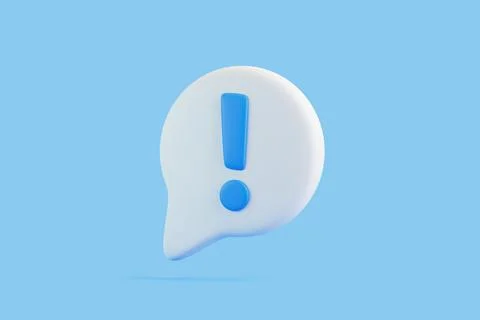 Speech bubble on blue background Stock Illustration
