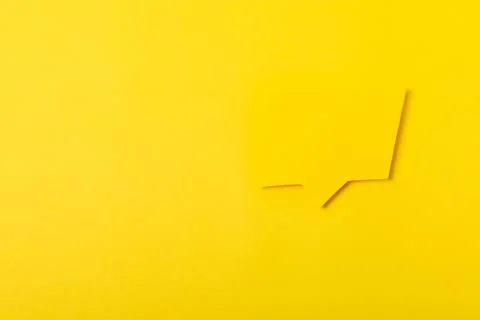 Speech bubble on a bright colored background. 스톡 사진