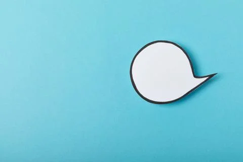 Speech bubble on a bright colored background. 스톡 사진