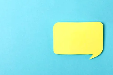 Speech bubble on a bright colored background. 스톡 사진