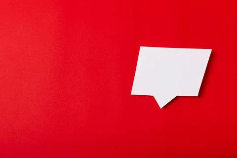 Speech bubble on a bright colored background. 스톡 사진