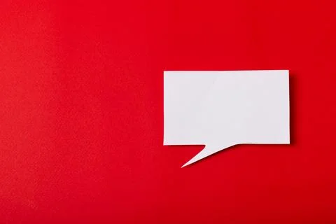 Speech bubble on a bright colored background. 스톡 사진