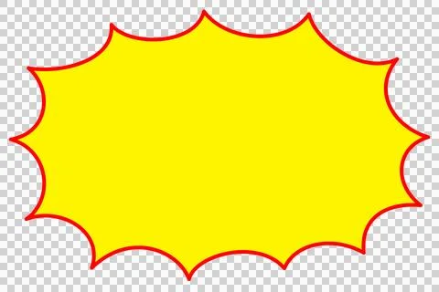 A speech bubble that can be used to express surprise or emphasis Stock Illustration