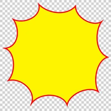 A speech bubble that can be used to express surprise or emphasis Stock Illustration