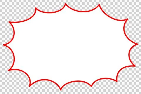 A speech bubble that can be used to express surprise or emphasis Stock Illustration