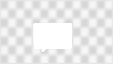 Speech bubble, Cartoon Text effects Stock Footage 292405954