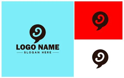 Speech bubble chat app talk discussion split conversation dialogue Business.. Illustrazione stock
