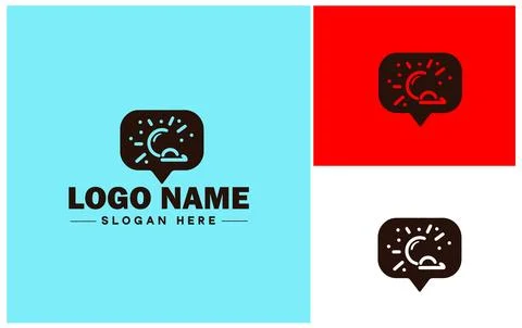 Speech bubble chat app talk discussion split conversation dialogue Business.. Illustrazione stock
