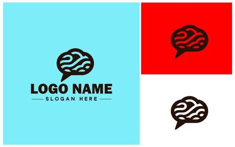 Speech bubble chat app talk discussion split conversation dialogue Business.. Illustrazione stock