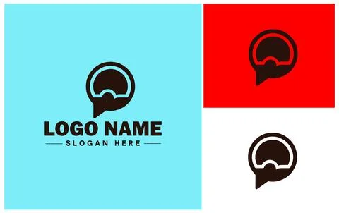 Speech bubble chat app talk discussion split conversation dialogue Business.. Illustration