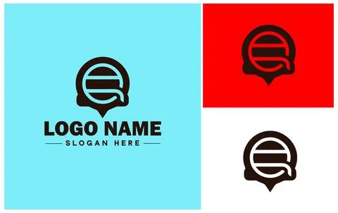 Speech bubble chat app talk discussion split conversation dialogue Business.. Illustrazione stock