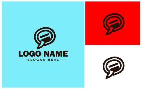 Speech bubble chat app talk discussion split conversation dialogue Business.. Illustrazione stock