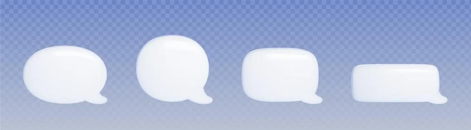Speech bubble for chat conversation or message. Stock Illustration