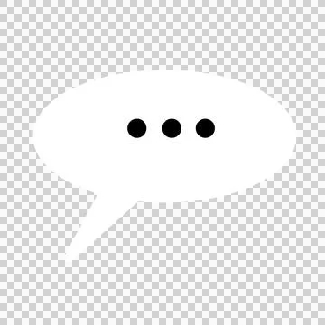 Speech bubble chat frame hand draw digital for social media, sticker, or etc. Ilustração Stock