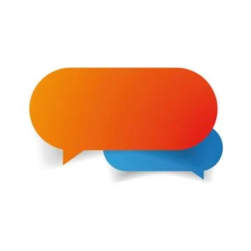 Speech bubble chat icon Stock Illustration