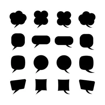 Speech Bubble chat Stock Illustration