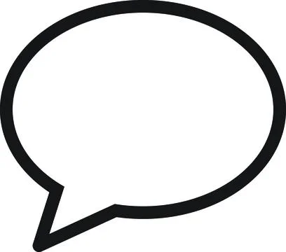 Speech Bubble Chat Message Illustrazione stock
