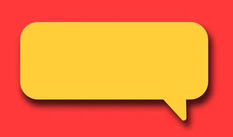 Speech bubble for communication and dialogue. Blank space for thoughts, Illustrazione stock