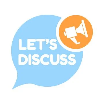 Speech bubble communication concept vector, talk and discussion symbol. Stock Illustration