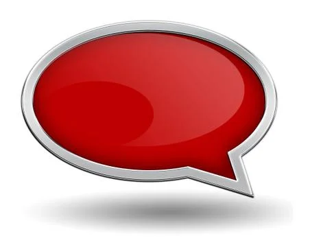 Speech bubble concept   3d illustration Illustrazione stock