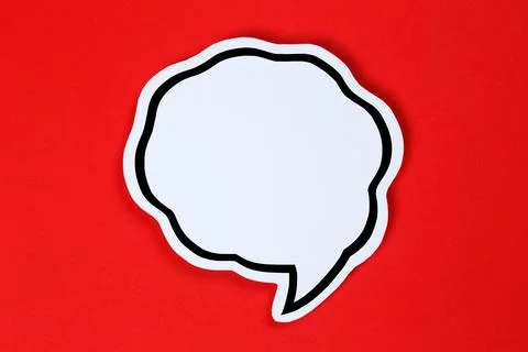 Speech bubble with copyspace copy space communication concept talking Stock Photos