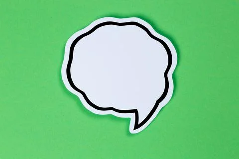 Speech bubble with copyspace copy space communication concept talking Stock Photos