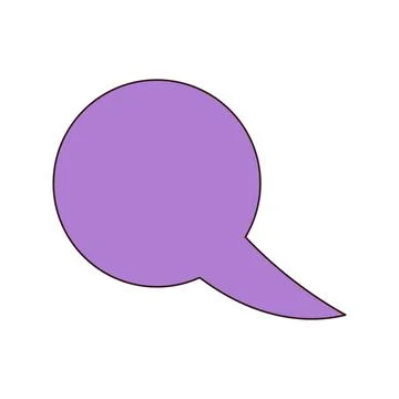 Speech bubble. Decorative abstract geometric element. Stock Illustration