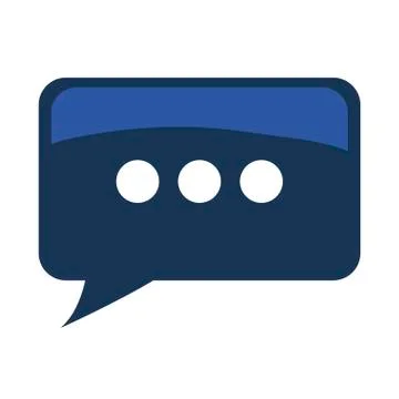 Speech bubble design Illustrazione stock