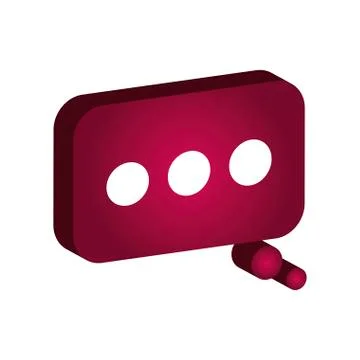 Speech bubble design Illustrazione stock